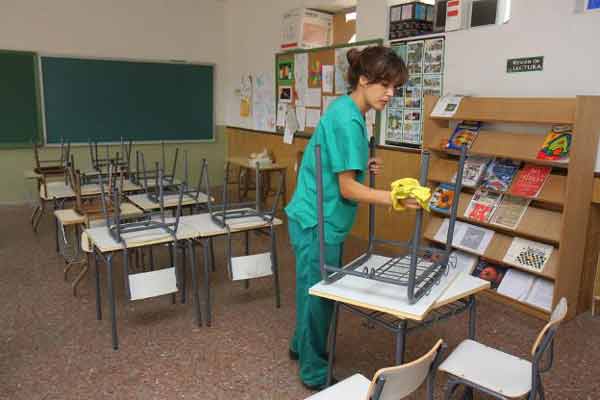 Se necesita personal de limpieza para colegio y comedor
