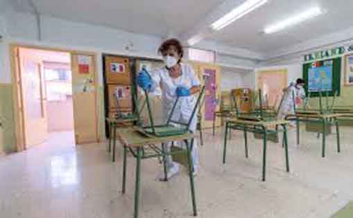Limpieza de instituto 1.100€/mes