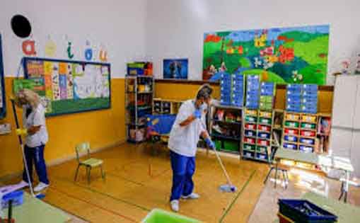 Se necesita personal para limpieza de colegio 819€/mes