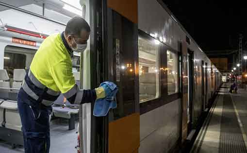Se necesitan 2 personas para limpieza de trenes 18.000 a 21.000€/año