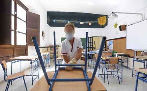 Se necesita 4 personas para limpieza de centros educativos 1.200€/mes
