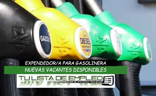 Se necesita expendedor/a en gasolinera 1300€/mes