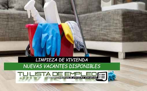 Se necesita personal para limpieza domestica 500€/mes