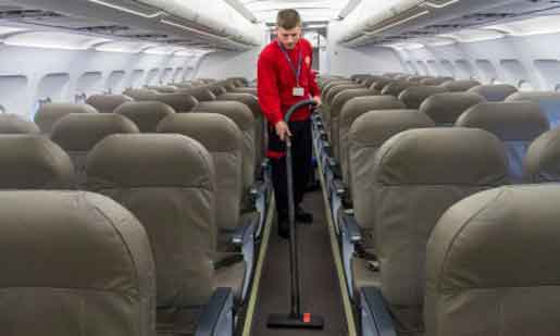 Se necesita personal para limpieza de aviones