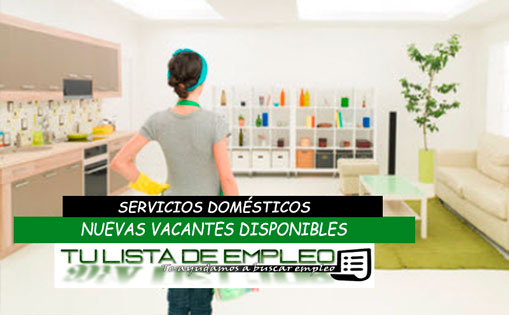 Se necesita personal para trabajos de servicios domésticos 8€/h