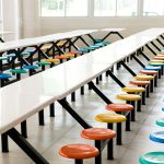 limpieza de comedor y cocina en colegio