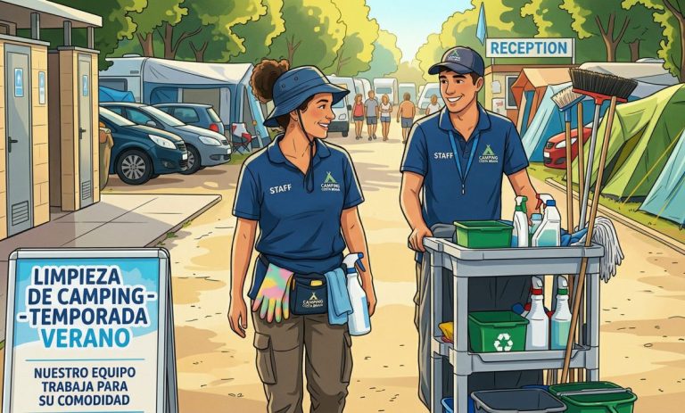 12 Vacantes: Personal de Limpieza de Camping – Temporada Verano