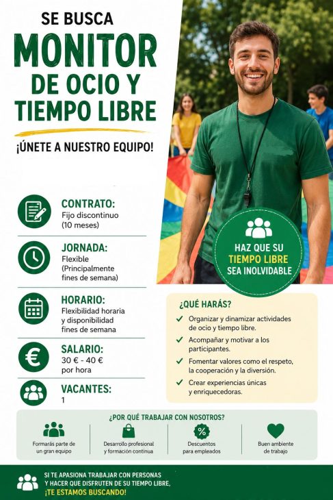 Monitor de ocio y tiempo libre