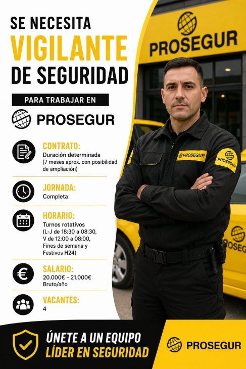 Se necesita vigilante de seguridad