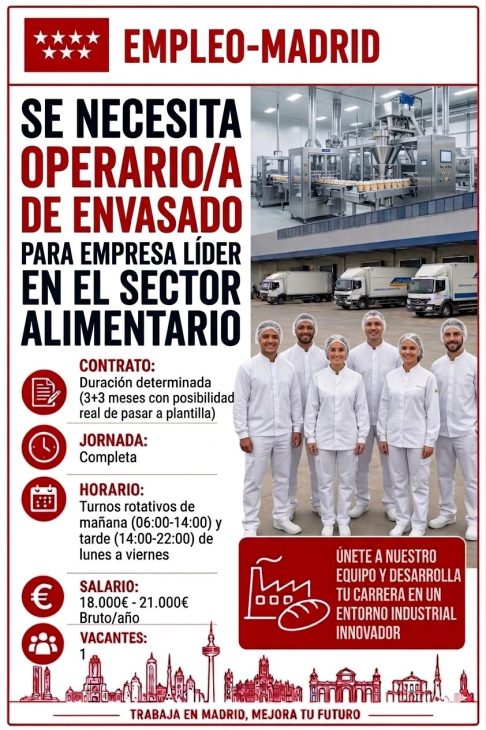 Operario de envasado