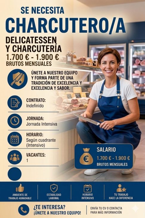 Se necesita Charcutero/a