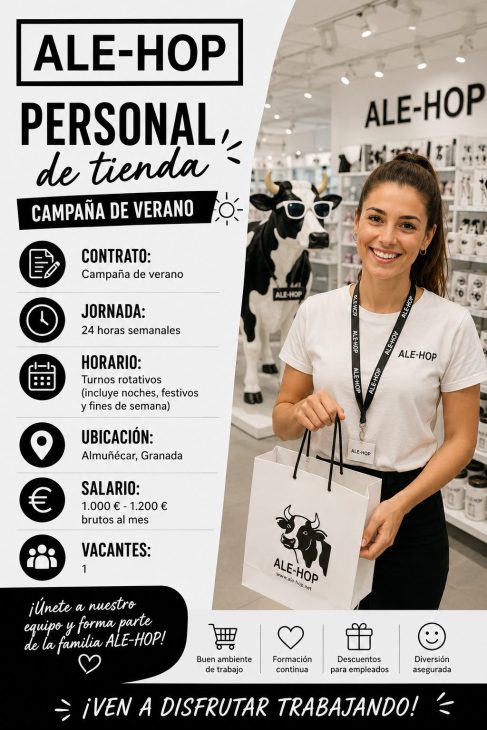 Personal de tienda ALE-HOP