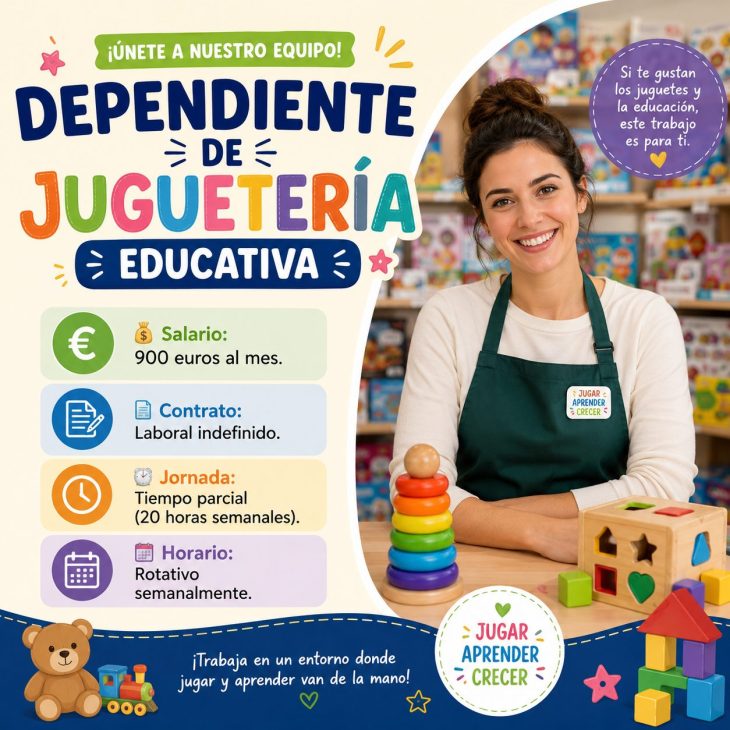 Dependiente de Juguetería Educativa