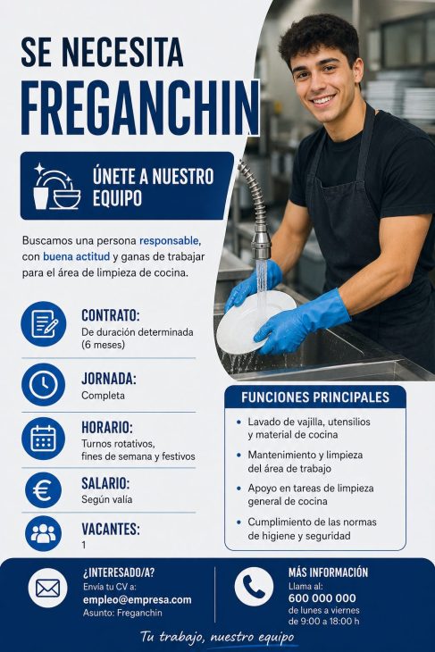 Se necesita freganchin