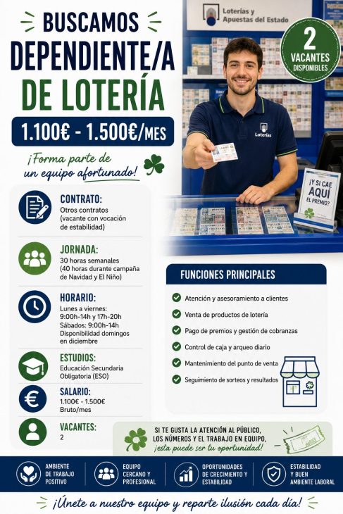 Dependiente/a de lotería