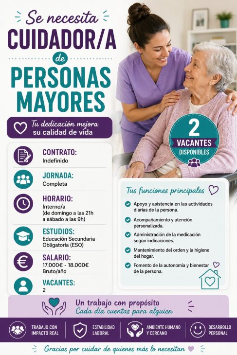 Cuidador/a de personas mayores