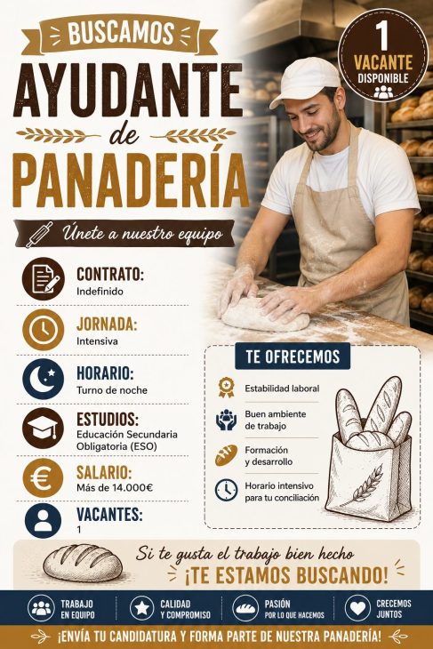 Ayudante de panadería