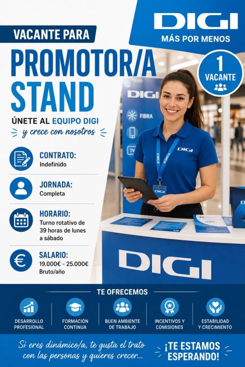 Promotor/a Stand para Digi