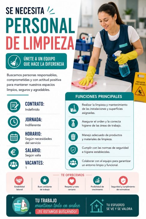Personal de limpieza