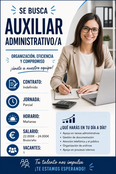 Auxiliar administrativo/a
