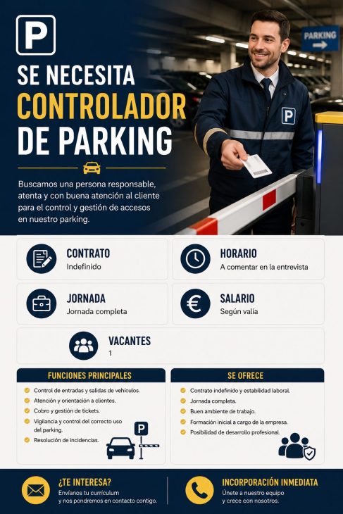 Se necesita controlador de Parking