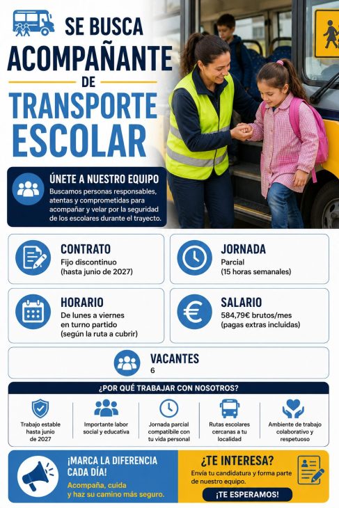 Acompañante de transporte escolar