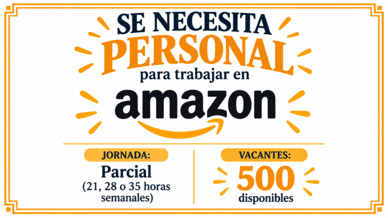 Se necesita personal para trabajar en Amazon